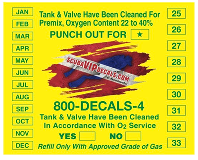 Nitrox VIP Decals - Standard Layout